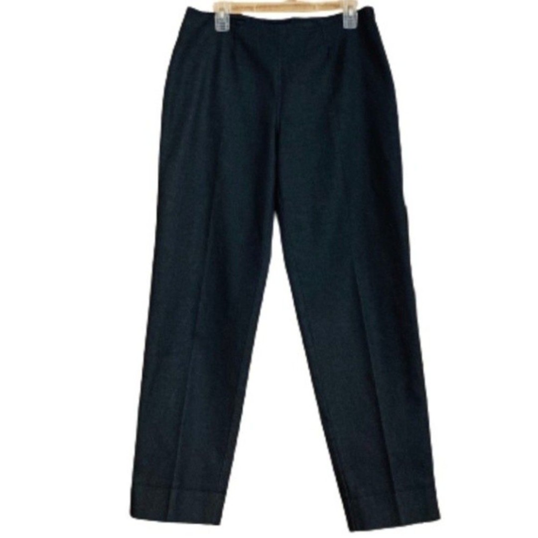 PIAZZA SEMPIONE WOMEN’s HIGH RISE DENIM EFFECT DARK WASH PANTS Size-30