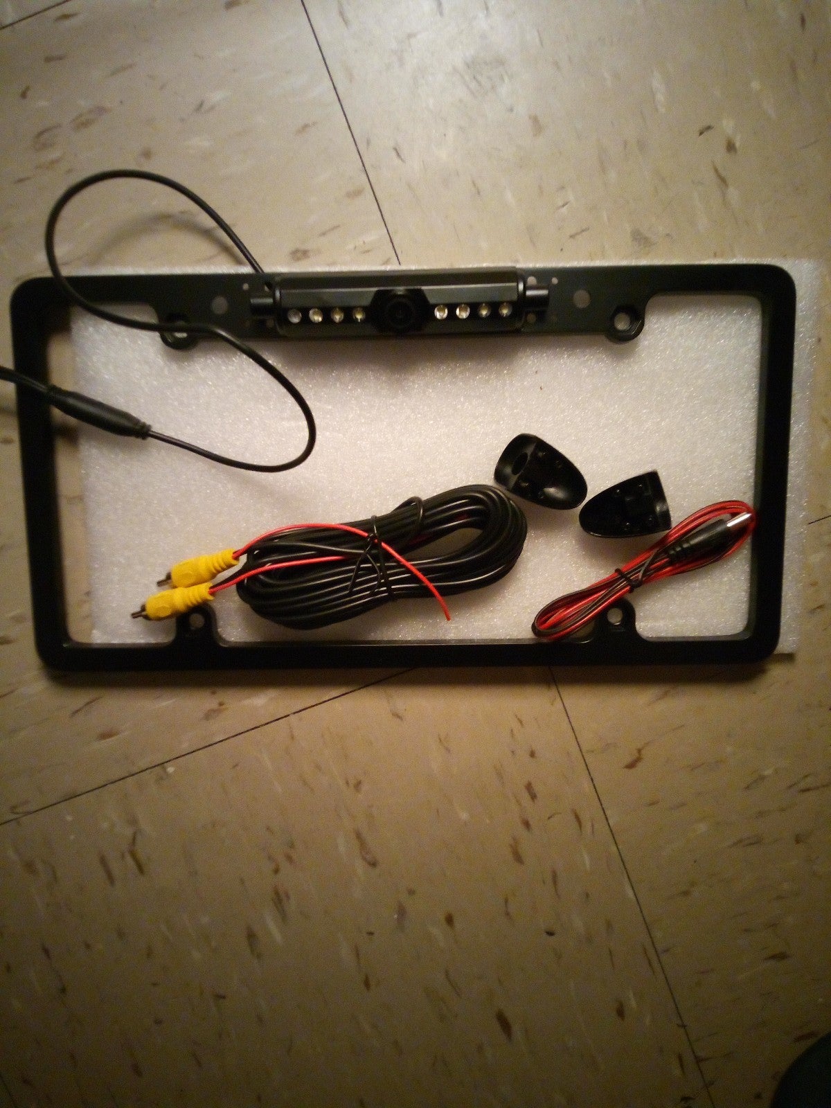 Rearview license plate camera