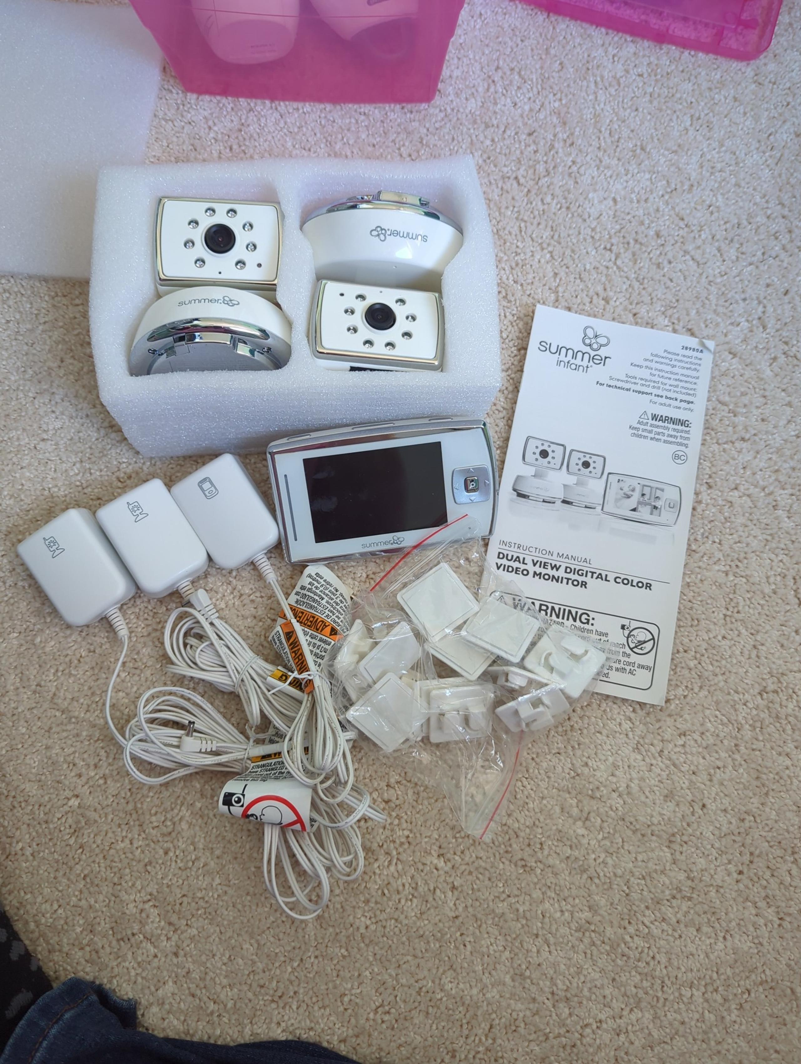 summer infant dual view digital color baby monitor