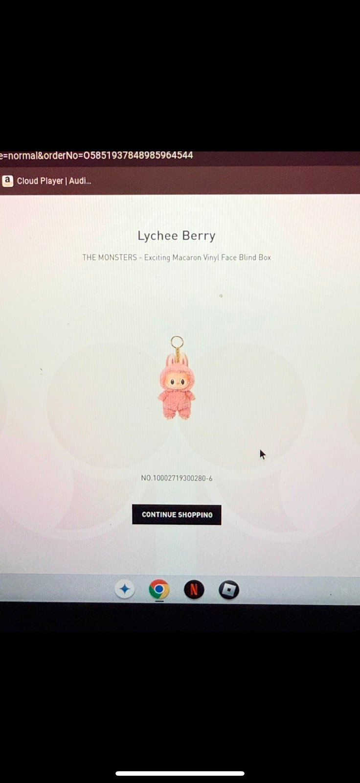 LABUBUラブブ Exciting Macaron【Lychee Berry】 Authentic Lychee Berry* US Stock🇺🇸 *popmart Labubu