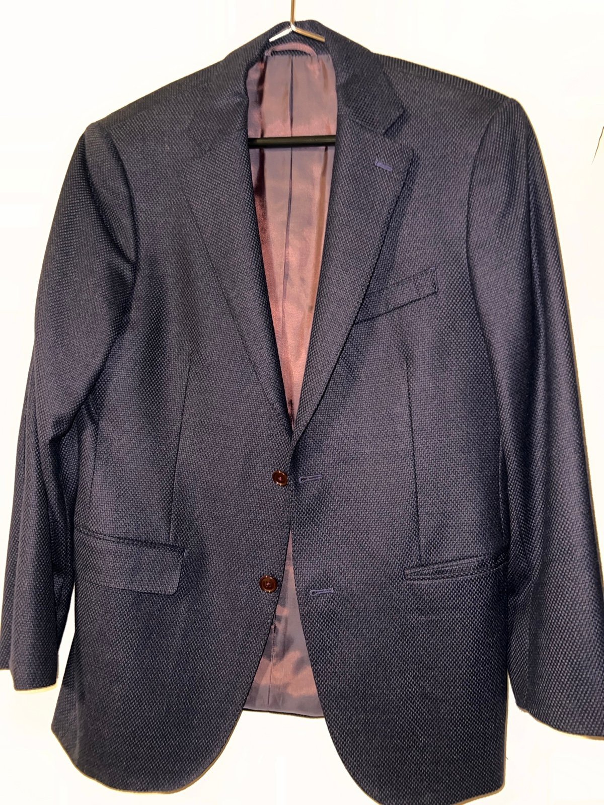Ibizia Men’s Sport Coat Reda Timeless Fabrics Dark Purple 40R