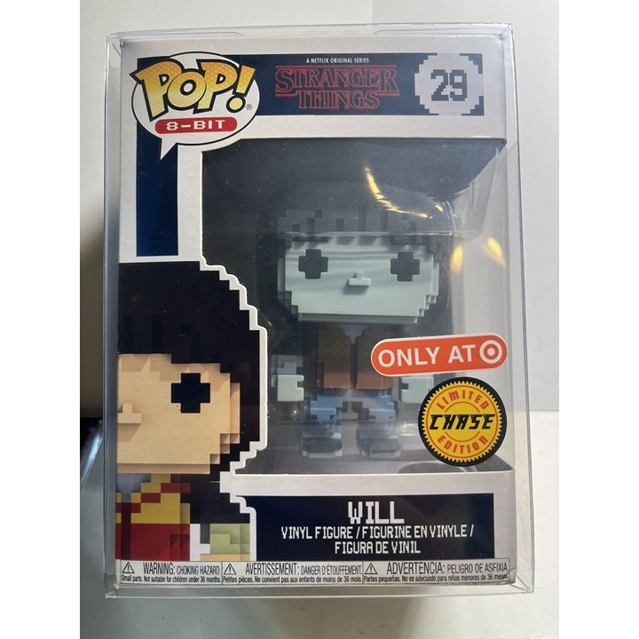 Funko Pop Will Chase Limited Edition Stranger Things Vaulted # 29 Free Protector