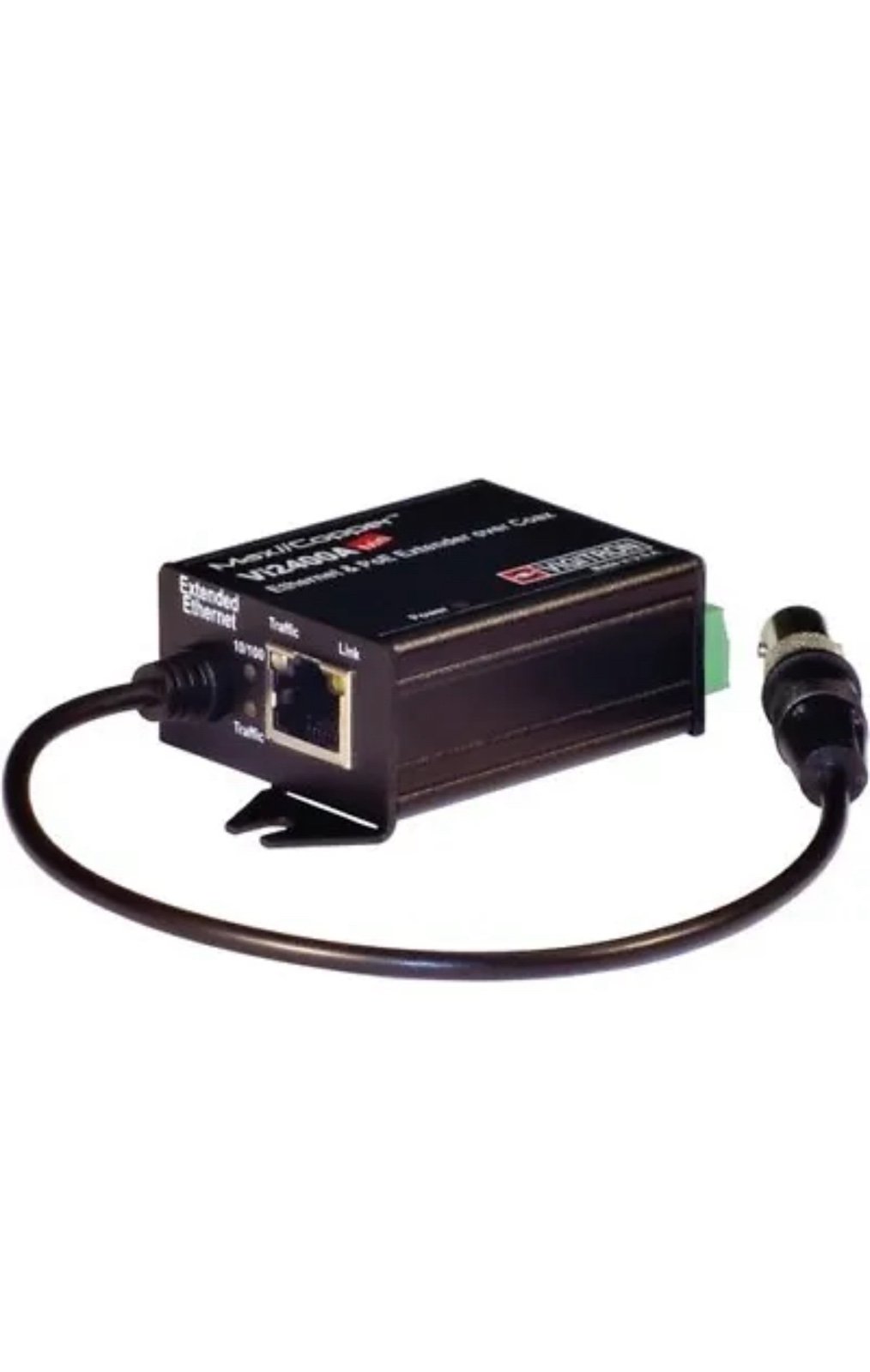 Vigitron Vi2400A Mini MaxiiCopper 1-Ch High-Speed Ethernet Extender-over-Coax