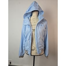 Abercrombie & Fitch Coral Rain Jacket Size S Lightweight Waterproof Windproof