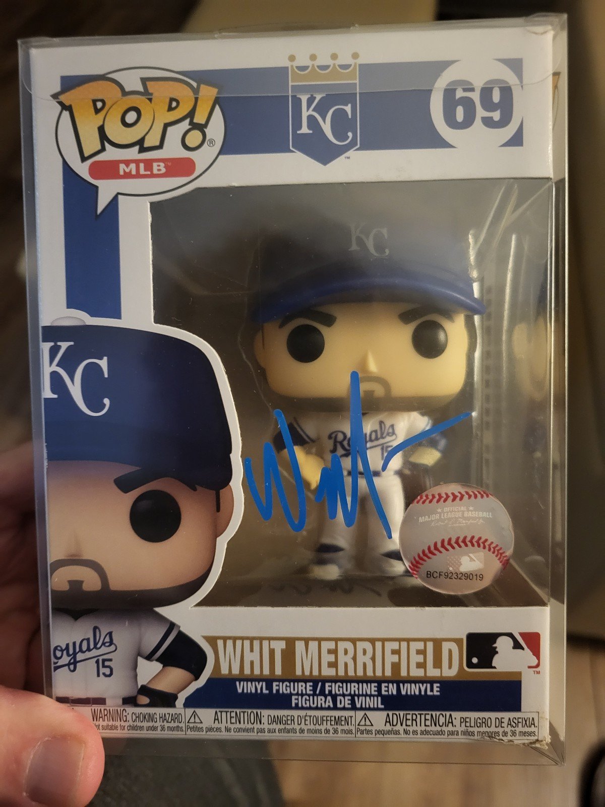 WHIT MERRIFIELD AUTOGRAPHED FUNKO POP #69!!! - PHILADELPHIA PHILLIES!!!