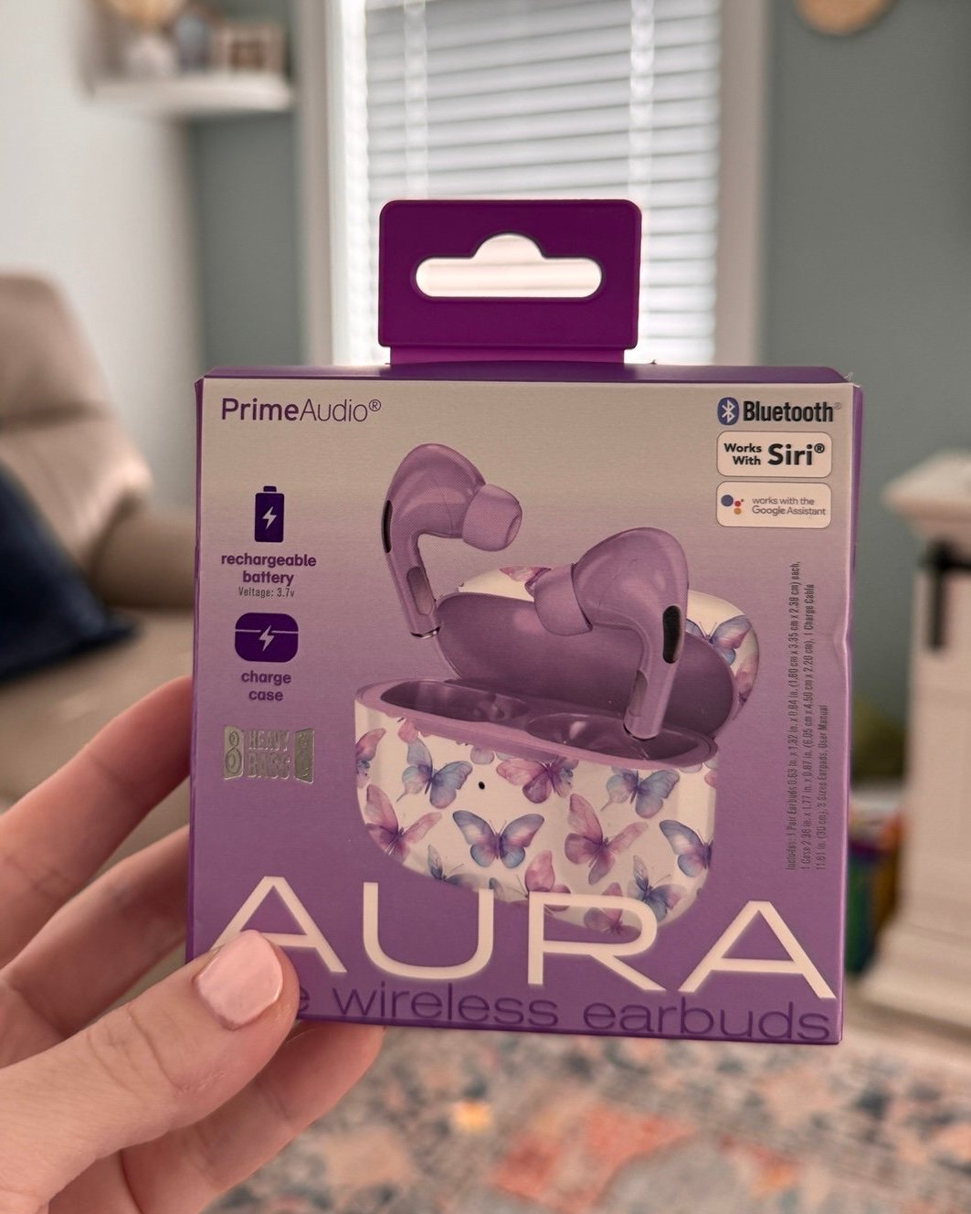 NEW Wireless Earbuds Butterfly Design Aura Prime Audio