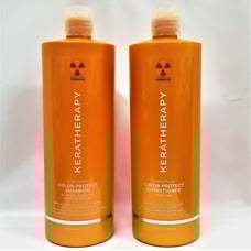 Keratherapy Keratin infused COLOR PROTECT Shampoo & Conditioner LITER DUO