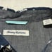 Tommy Bahama Hawaiian Shirt Mens Large Blue Christmas Mele Kalikimaka Hula Girl