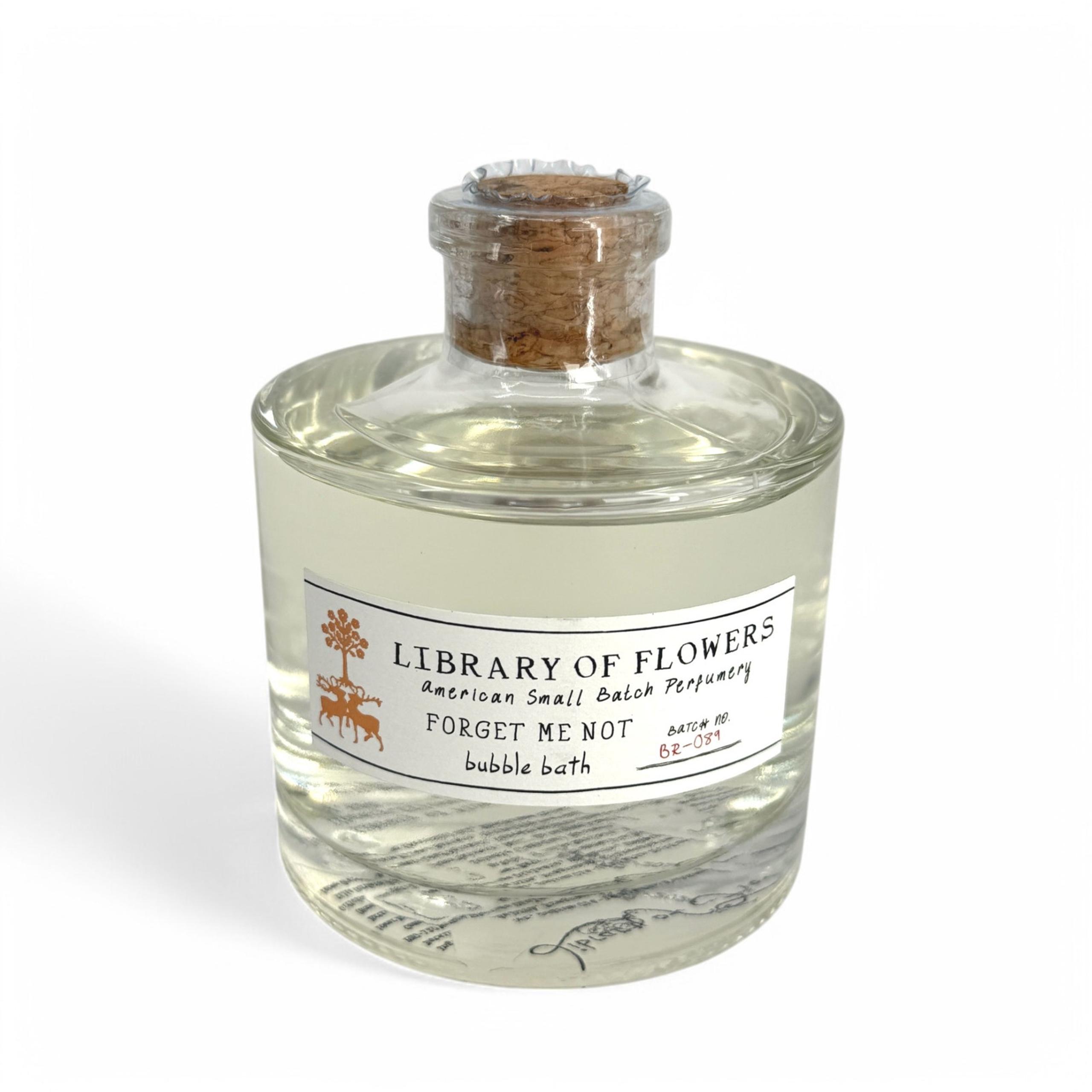 Library of Flowers Forget Me Not Bubble Bath Margot Elena 6.76 fl oz 200ml