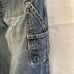 Vintage 90s Y2K Eddie Bauer Baggy Wide Leg Carpenter Jeans 40x34 Fit 40x33