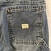 Vintage 90s Y2K Eddie Bauer Baggy Wide Leg Carpenter Jeans 40x34 Fit 40x33