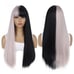 White Black Wig