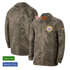 Pittsburgh steelers nike camo jacket