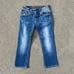 Rock Revival Celine capri jeans with rhinestone flap pockets 28