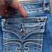 Rock Revival Celine capri jeans with rhinestone flap pockets 28