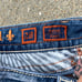 Rock Revival Celine capri jeans with rhinestone flap pockets 28