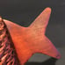 Vintage Wood Fish Head & Tail Woven Bread Basket