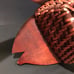 Vintage Wood Fish Head & Tail Woven Bread Basket