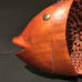 Vintage Wood Fish Head & Tail Woven Bread Basket