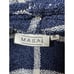 Masai Sz XL Jacket Long Sleeve Open Waterfall Front Pull Hem Navy Nautical