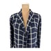 Masai Sz XL Jacket Long Sleeve Open Waterfall Front Pull Hem Navy Nautical