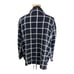 Masai Sz XL Jacket Long Sleeve Open Waterfall Front Pull Hem Navy Nautical