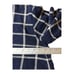 Masai Sz XL Jacket Long Sleeve Open Waterfall Front Pull Hem Navy Nautical