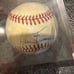 Autographed 1984 World Series Baseball Alan Trammell