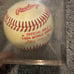 Autographed 1984 World Series Baseball Alan Trammell