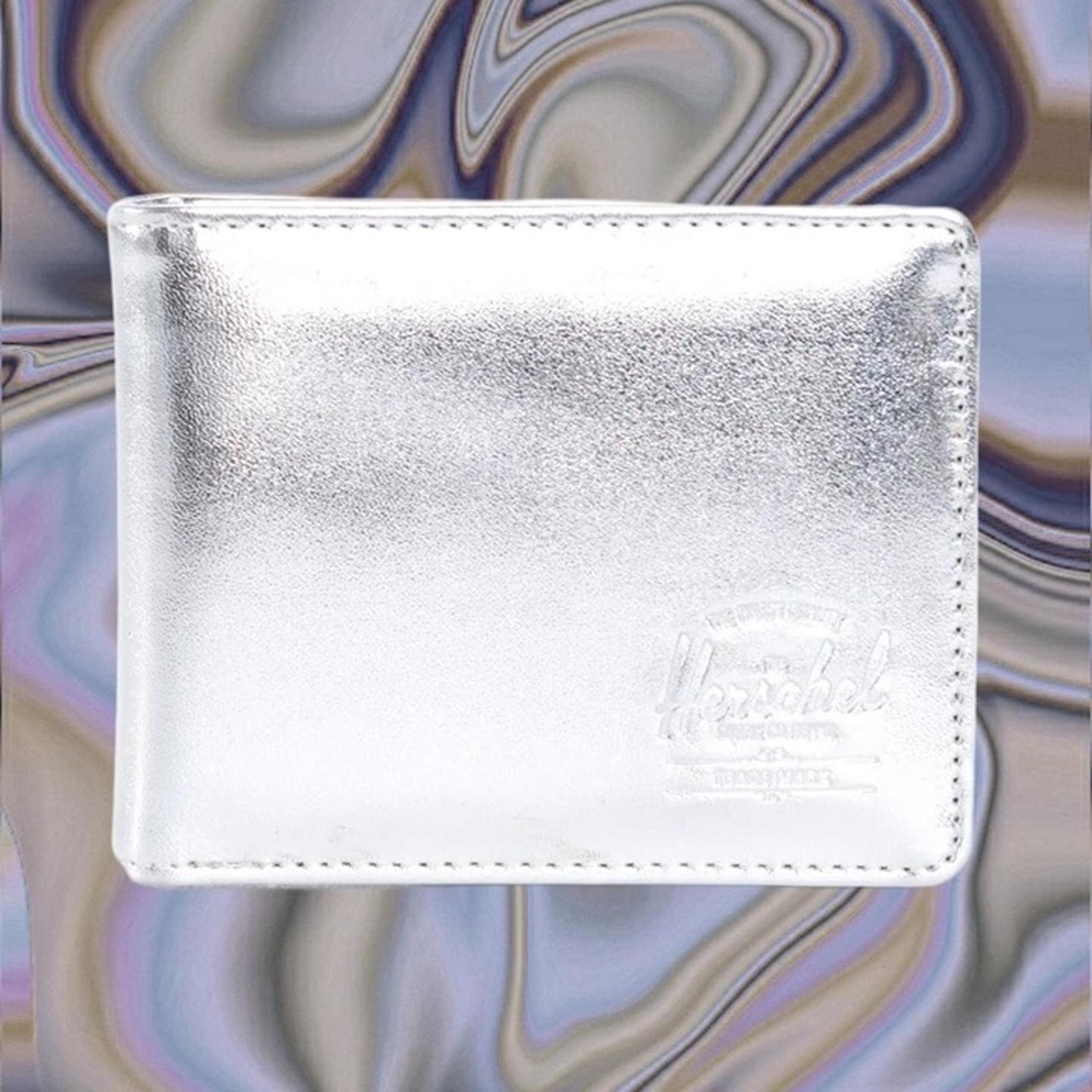Silver Herschel Supply Co Roy Wallet