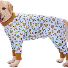 Dog Recovery Suit After Surgery Soft Long Sleeve Dog Neuter Shirt Cone
