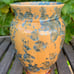 Crystalline Pottery Vase Handmade
