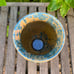 Crystalline Pottery Vase Handmade