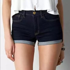 American Eagle Shortie Dark Denim Shorts