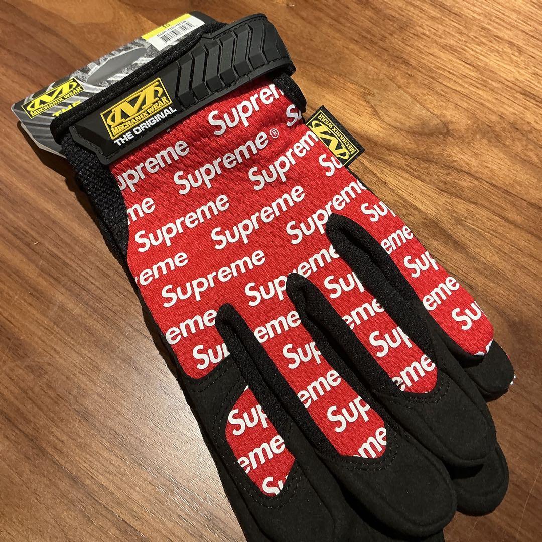 Supreme Mechanix Leather Work Gloves Red - SS24 - US