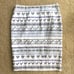 WHBM Embroidered Bustier & Pencil Skirt