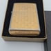 2002 Vintage Zippo Lighter - Celtic Design - Gold Color