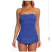 Lauren Ralph Lauren Underwire Twist Front Shirred Skirted One Piece Swimsuit 6