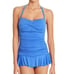 Lauren Ralph Lauren Underwire Twist Front Shirred Skirted One Piece Swimsuit 6