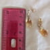 14k Solid Gold Yellow Topaz Earrings