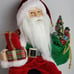 Santa's Christmas Empire Santa Riding On Train | H:16 x L;14 x 10½ | NWT.