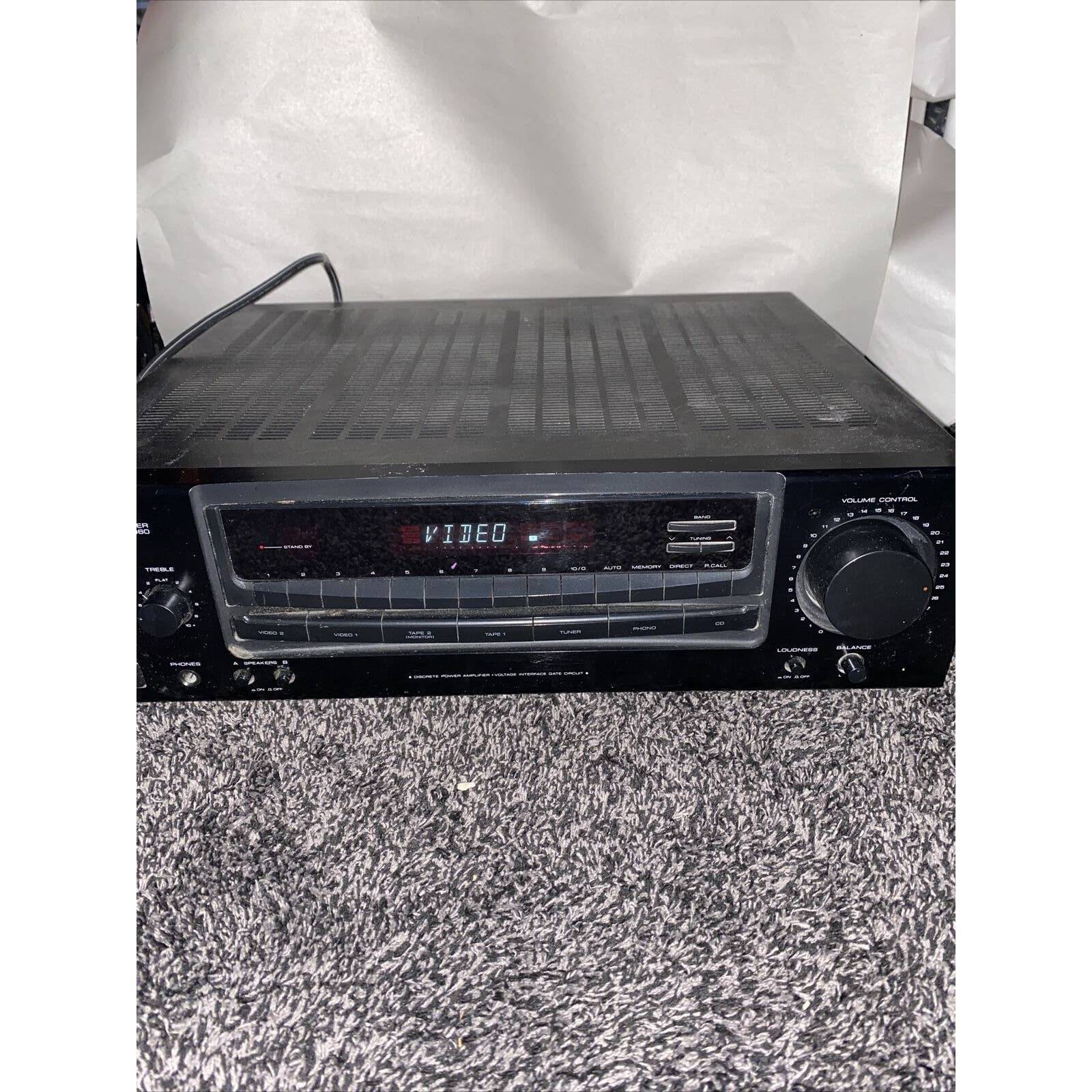 Kenwood KR-A5060 AM/FM Stereo Receiver Tuner Amplifier No Remote