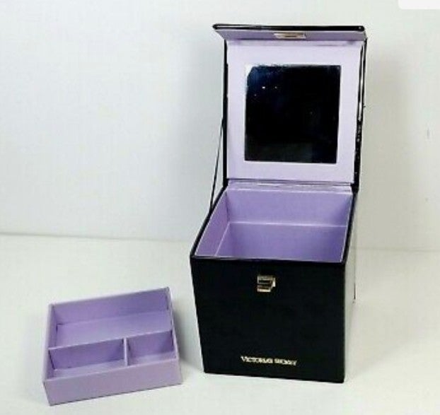 Victoria secret rare Shiney black NWT jewelry box Sale special price Victoria secret rare Shiney black NWT jewelry box Sale special price