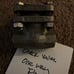 One way check valve