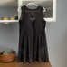 Torrid Sz 3 Bra Cup DD/F Blk Underwire Long Mesh Overlay Swimsuit Dress W/Briefs