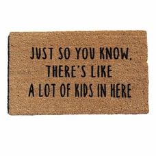 Custom front door mat