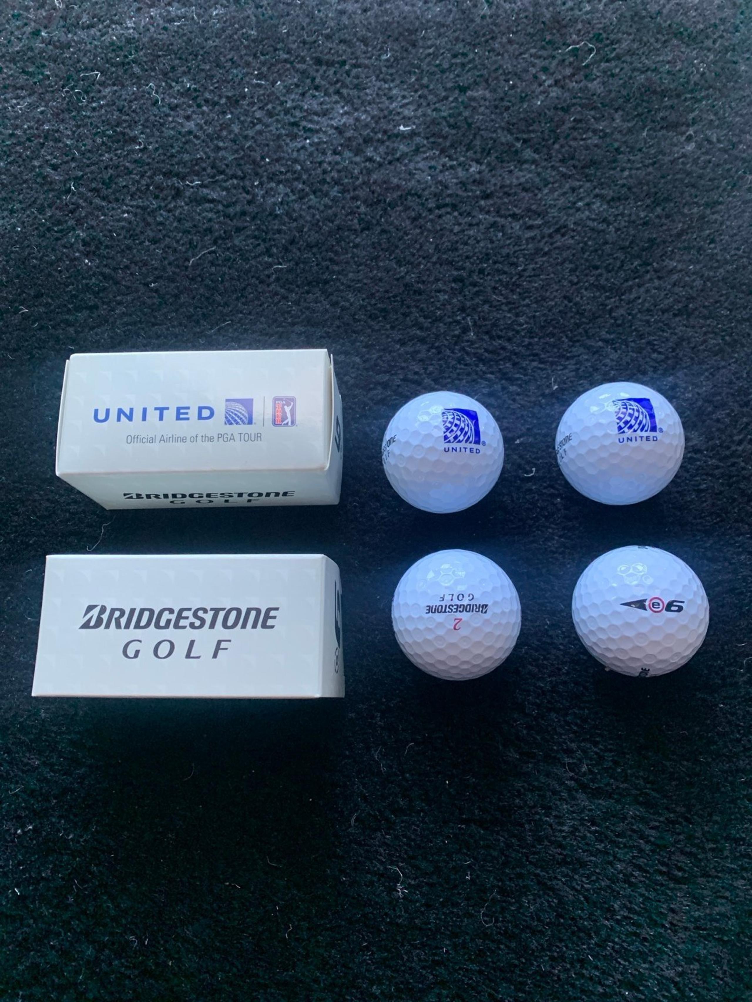 bridgestone golf balls (United Airlines)