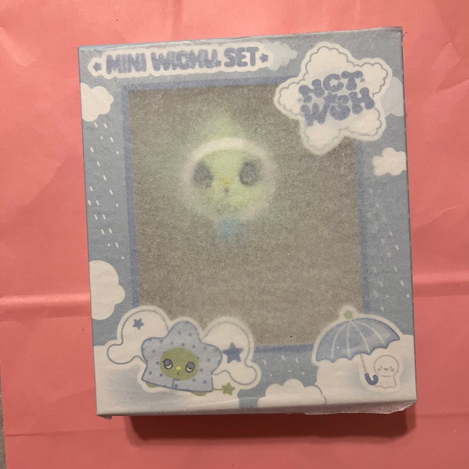 NCT Wish Mini Wichu in raincoat keyring / keychain