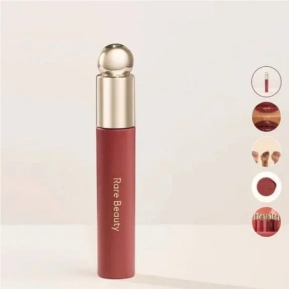 NWT Rare Beauty Soft Pinch Tinted Lip Oil in Delight (Rose Brown)