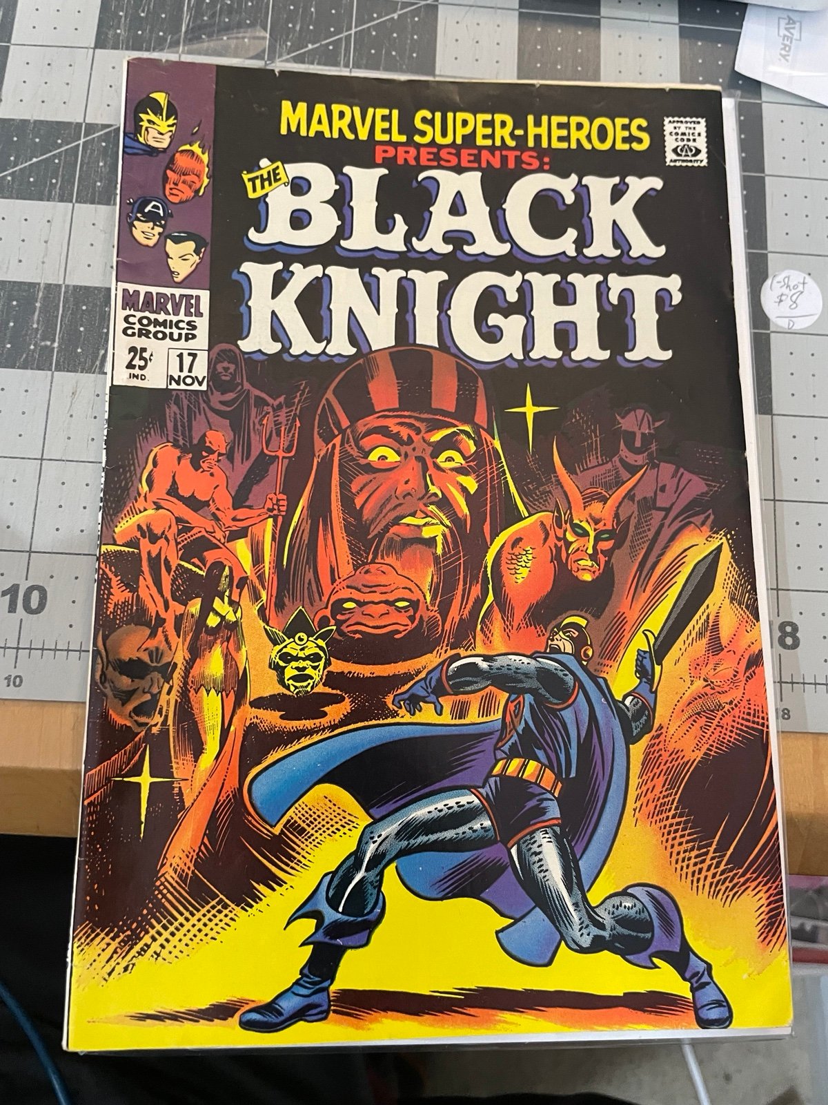 Marvel Super Heroes Presents Black Knight #17 1968. Higher grade. Combined ship